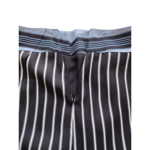 Loft Skirt 6 Front Faux Wrap Side Zip Nautical - Picture 8 of 10